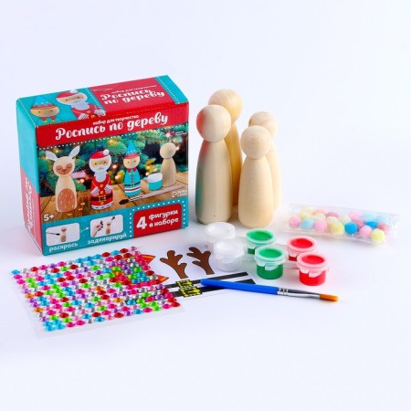 Set for creativity "Wood painting"-4