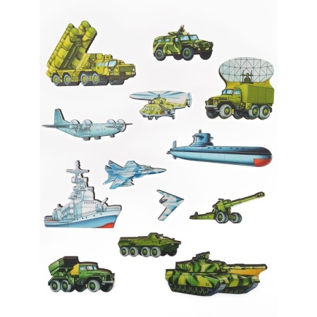 Frame-lodge "Military equipment" 13 parts-2