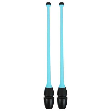 Bulas for rhythmic gymnastics inserted Grace Dance, 46 cm, blue/black color-3
