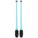 Bulas for rhythmic gymnastics inserted Grace Dance, 46 cm, blue/black color