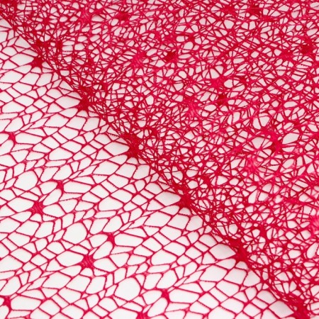 Crooster flowers mesh, burgundy, 0.5 x 4.5 m-2