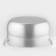 Aluminum pan, 8 l, metal cover