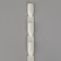 Palette for varnishes on a ring, square shape, 50 pcs 3 nails, ivory color