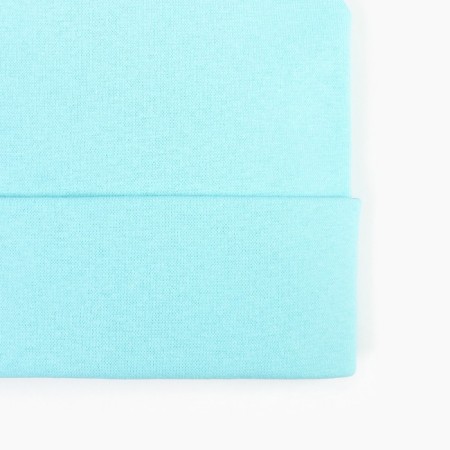 Kit (hat, snood) for a girl, mint color, size 50-54-1