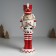 Polystone souvenir "Nutcracker with curls in a red-white uniform, with a drum" 11x11x32 cm 1032587