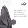 Sangh yoga hammock, 250 × 140 cm, black color