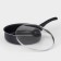 Steven Consul, 3.7 l, d = 26 cm, glass cover, plastic handle, anti -stick coating, black color