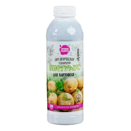 Organic fertilizer biohumus "Garden recipes" for potatoes, 0.5 liters