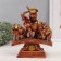 Souvenir Polystone "Three Cash Elephants on a But with Coins" under a tree 24.5x19.5x7.8 cm