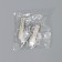 Mechanical dispenser for antiseptic and liquid soap, 500 ml, silver color