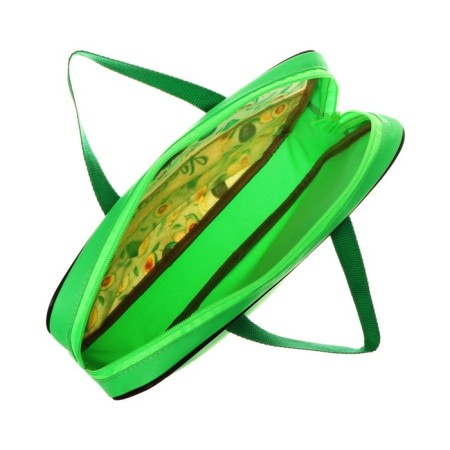 Folder with handles textile A4, 350 x 270 x 70 mm, calligrata "avocado"-9