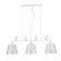 Passero 3x40W chandelier e27 white