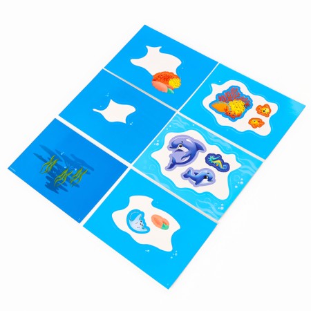 Volumetric application "Marine animals", a set for creativity-3