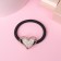 Hair gum "Miranda" heart, 5 cm