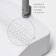 Raccoon cleaning set, 2 items: brush 26 × 94 cm, scoop 27 × 25 × 88 cm, white color