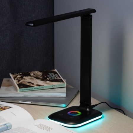 LED desktop lamp, black color-10