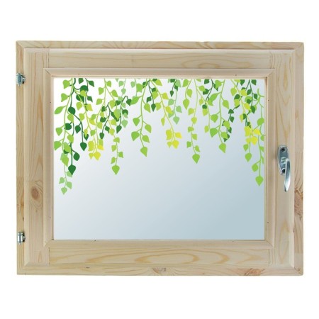 Window, 40 × 60cm, "leaflets", single -chamber double -glazed window