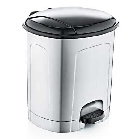 Garbage tank plastic hobbylife, with a lid and pedal, 11.5 liters
