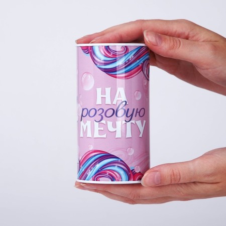 Piggy bank "On Pink Dream", 12 x 6.5 cm-5