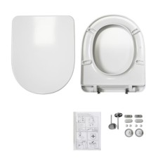 Sanita Luxe Best SL dm toilet seat, Duroplast with microlyff
