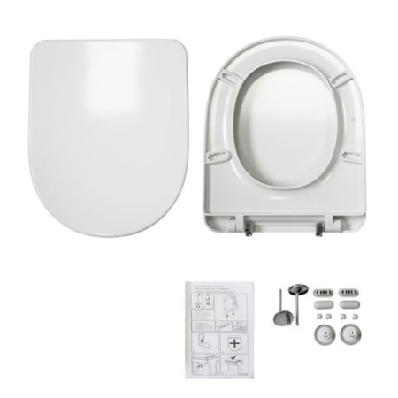 Sanita Luxe Best SL dm toilet seat, Duroplast with microlyff