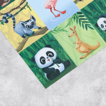 Paper stickers "Jungle", 11 × 15.5 cm-1