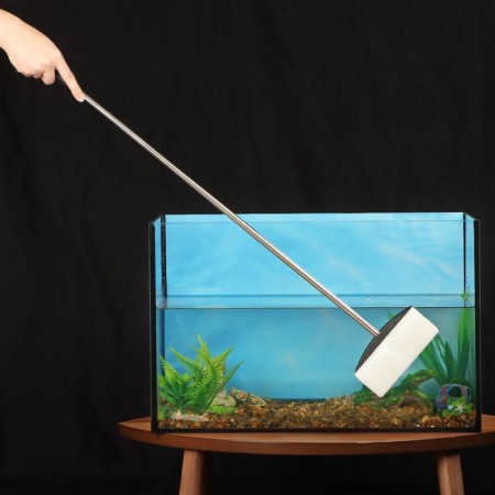 Scraper "Piggon" with a stainless handle, length 80 cm, brush 6.5 x 15 cm