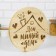 Groot board "House", Massive Pine, 30 cm