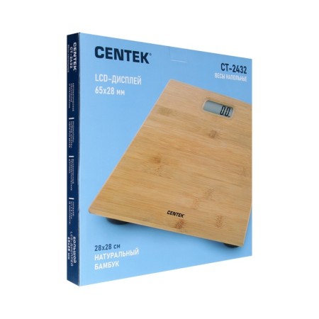 Floor scales Centek CT-2432, electronic, up to 180 kg, 2HAAA (included)-7