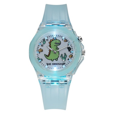 Watch of Berrier Children's "Dinosaur", D-3.8 cm, silicone strap 23 cm