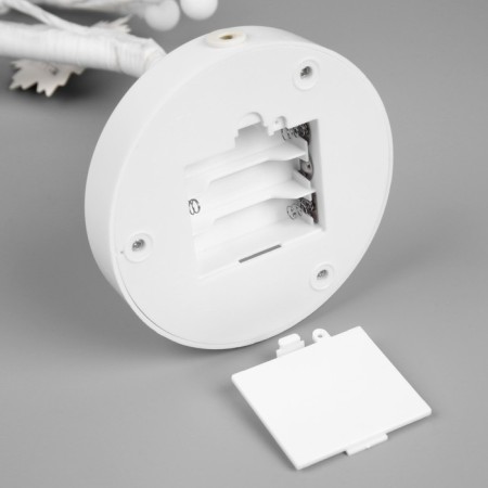 LED “Pearls” LED 45 cm, 24 LED, constant glow, AAX3 batteries (not complete), USB, glow warm white-4