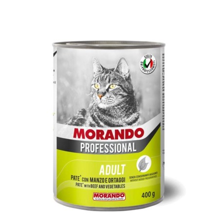 Wet Morando Professional food for cats, paste with beef and vegetables, 400 g