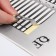 Stickers for gradient tips 21.5 × 30.5/8.3 × 0.9 cm, 50 pcs on the sheet, black/white color