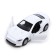Metal machine "coupes", inertia, light and sound, 1:32, doors open, white color