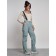 Semi-combinezone ski insulated female winter, size 50, color light gray