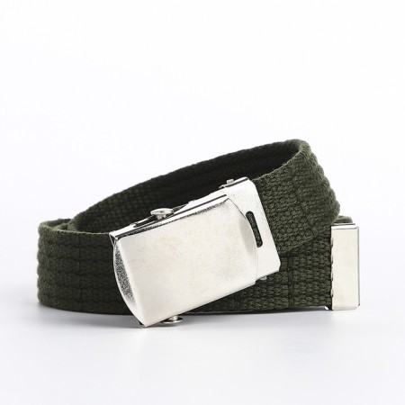 Children's belt, width 2.5 cm, bundle clamp, khaki color