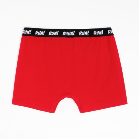 Panties for a boy (boxers), red color, height 128 cm-2