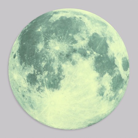 Stick 3D Interior "Full Moon", luminous, 30x30cm-1