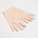 Women's gloves minku in peas, 22 cm, col. lactic