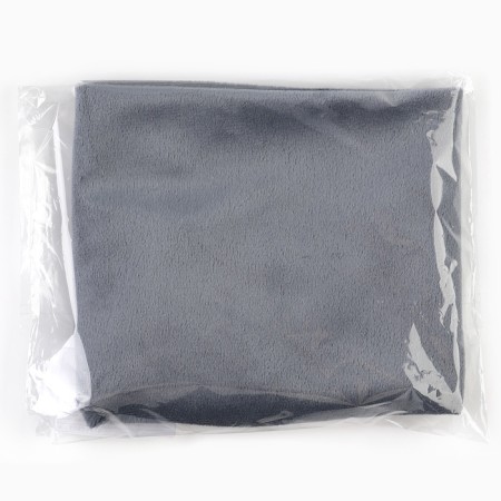 Flap for needlework, plush, dark gray, 50 × 50 cm-6