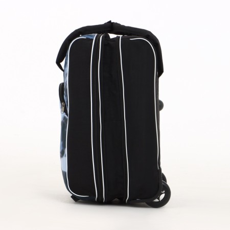 Small suitcase 20 ", a road bag with a zipper, black color-6