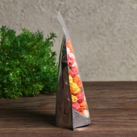 ZIP-Lock PP package, metallized, with a continuous window, 13 x 20 cm-3
