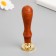 Printing for wax with a wooden handle "Fands" 9x2.5x2.5 cm