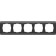 Frame for 5 posts WL12-FRAME-05 color graphite color, plastic material