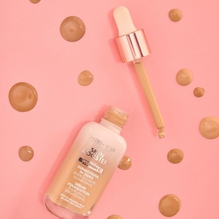 The foundation base of Deborah Milano Skin Booster Serum, tone 4 average beige, 30 ml-2