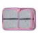 Penal 3 sections, tab inside, 140 x 210 x 40 mm, fabric, calligrata top block "butterflies"