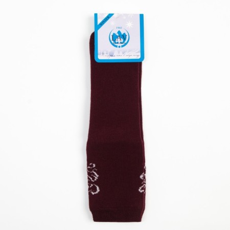 Women's socks, cherry color, size 23-25-4