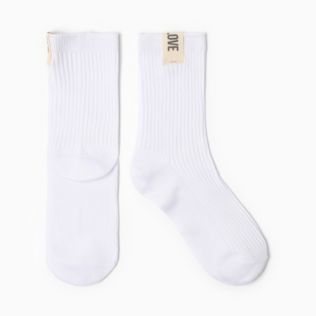 Women's socks KAFTAN LOVE R.36-39 (23-25 ​​cm), white-1