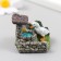 Figure for Florarium Polystone "Duck at the Fountain" 4x4x4 cm