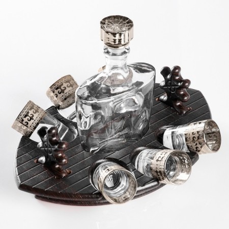 Mini-bar "Frigate" Byzantium, 7 items, 500/50 ml